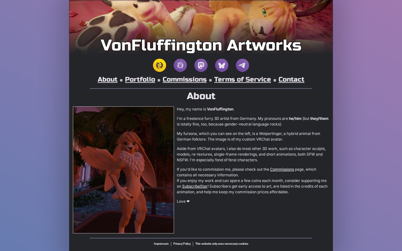 VonFluffington Artworks